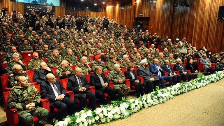 دفاع الأسد تؤبن سليمـاني في دم...