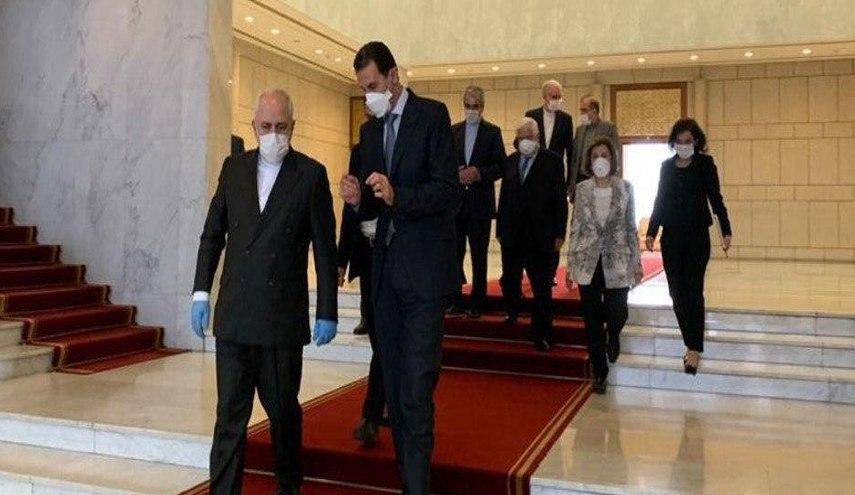 "ظريف" يلتقي "الأسد" ويحمل أخب...
