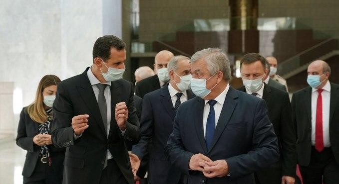 رئيس النظام السوري يستقبل وفدا...