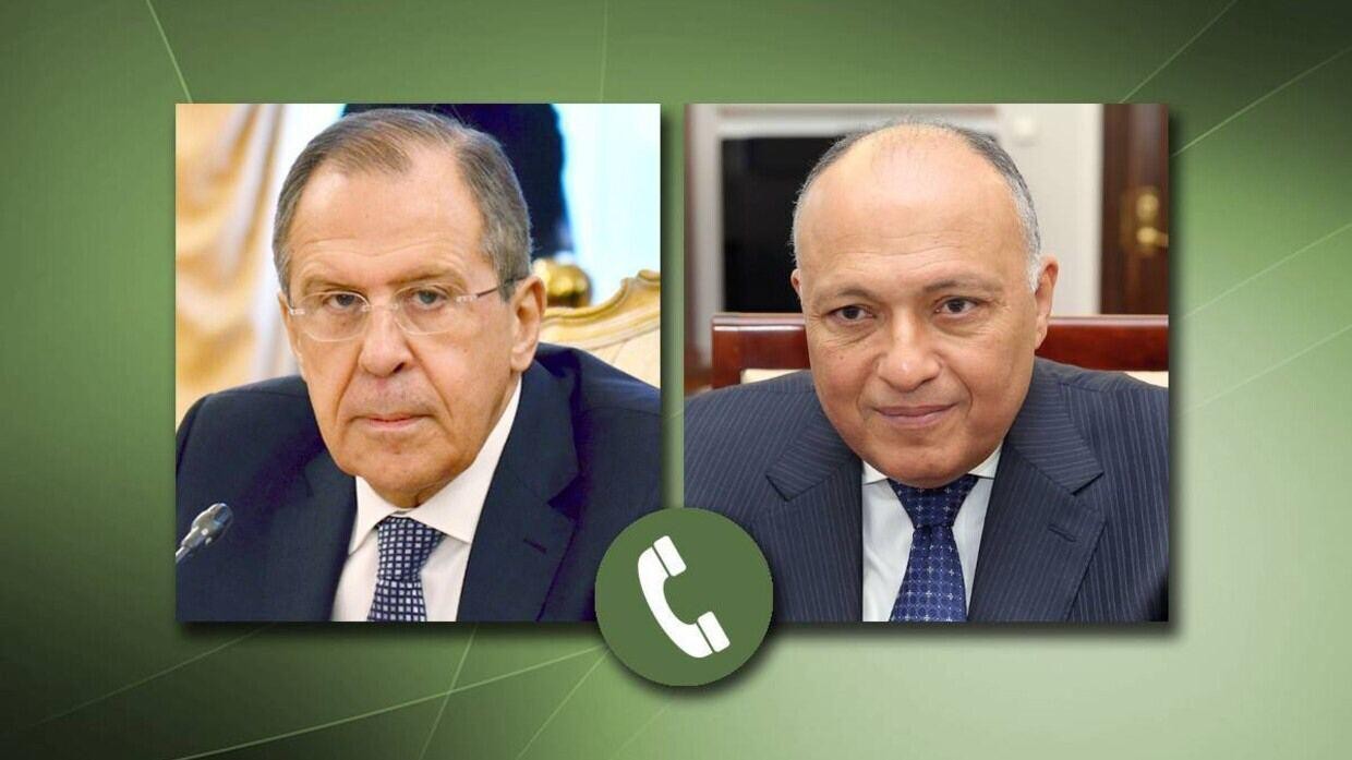 لافروف وشكري يبحثان هاتفيا الم...
