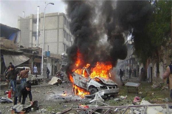 جرحى بانفجار سيارة مفخخة في جن...