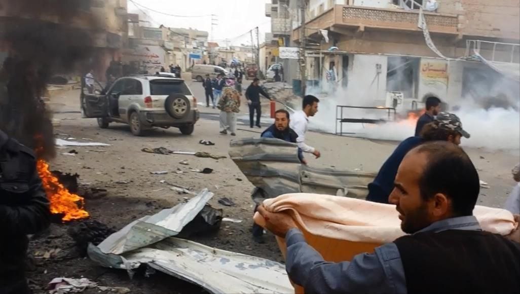 انتحاري يستهدف قيادي بفصائل "ا...