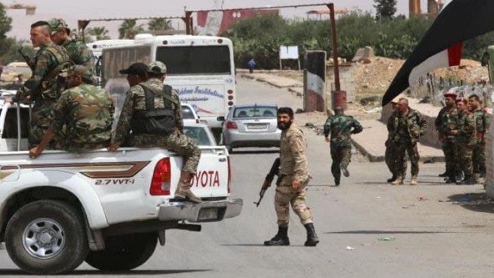 درعا.. هجوم مسلح على فرع المخا...