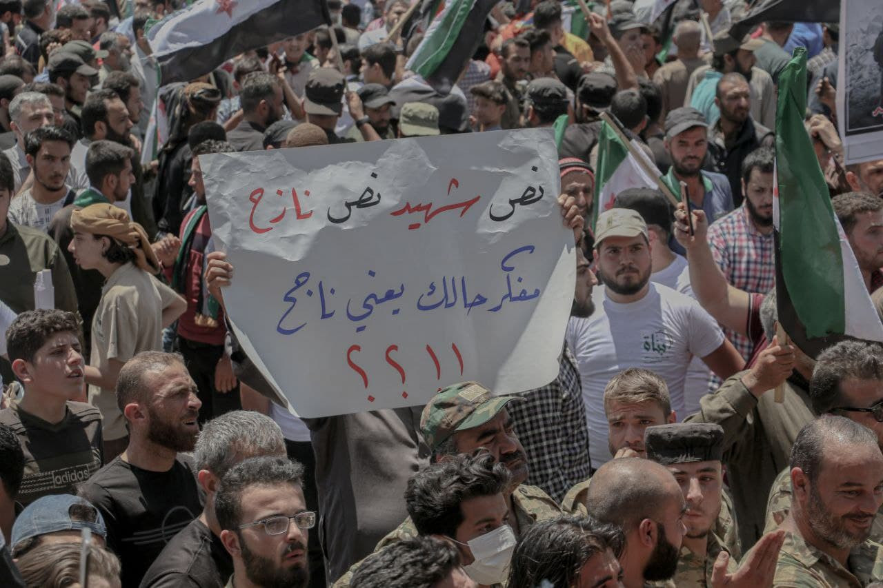 إضراب في درعا رفضا للانتخابات...