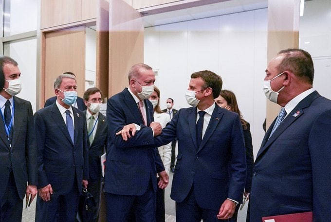 على هامش قمة الناتو.. أردوغان...