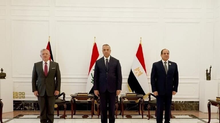 بيان القمة الثلاثية في العراق...