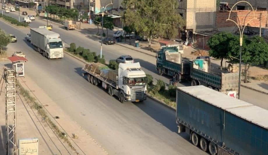دخول قافلة تعزيزات للتحالف إلى...