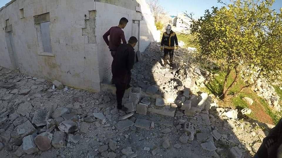 إصابة طفل بـ قصف روسي على إدلب