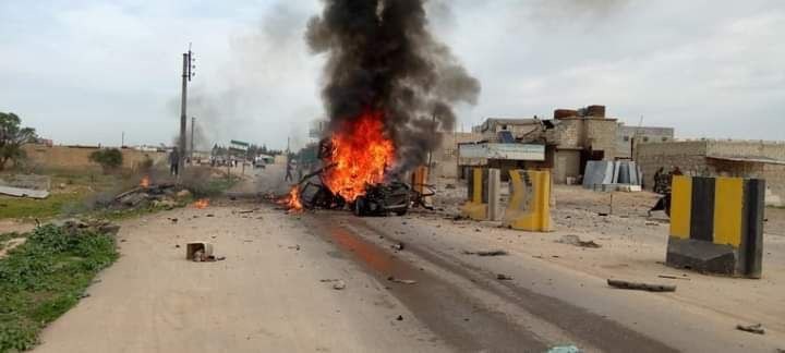 حلب.. جرحى بانفجار سيارة في ال...