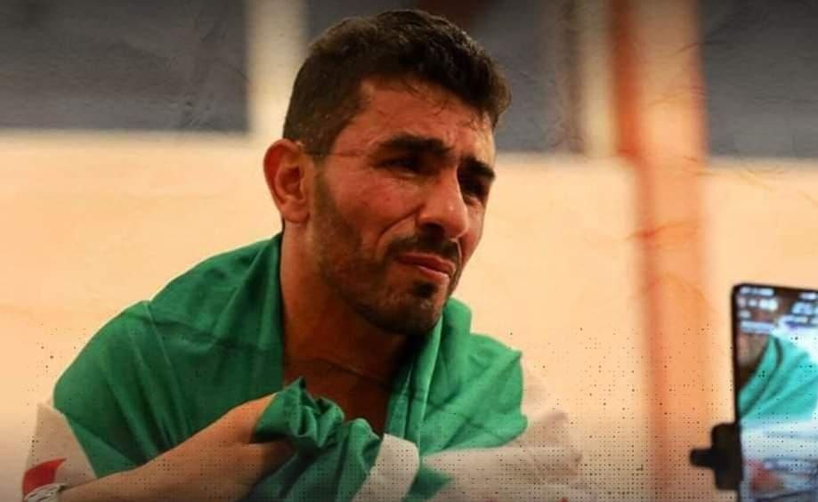 الملاكم السوري "حيدر وردة" يحق...