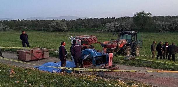حادثة انقلاب جرار زراعي تتسبب...