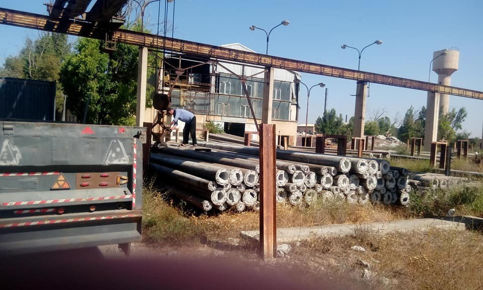 توقف المعمل الوحيد للأعمدة الخ...