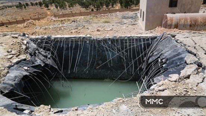 "معرة النعمان" بلا مياه جراء غ...