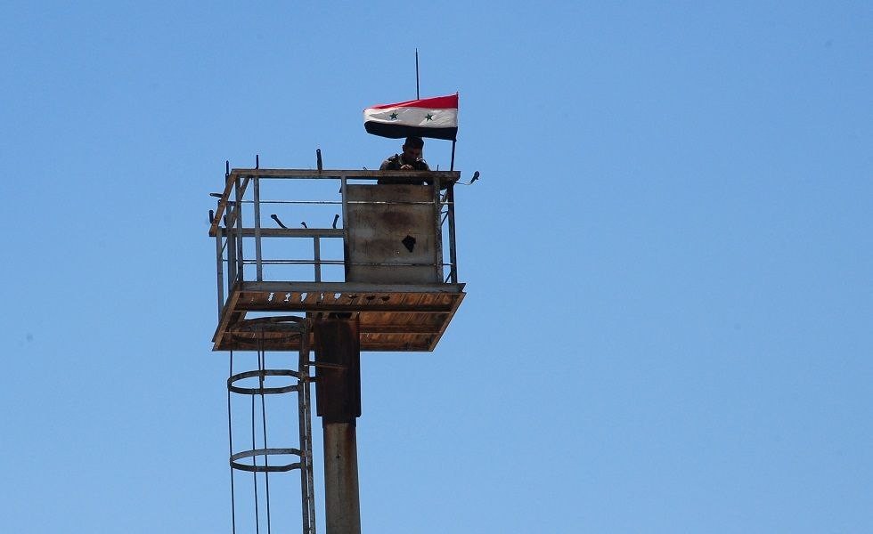 جرحى من قوات النظام بانفجار شر...