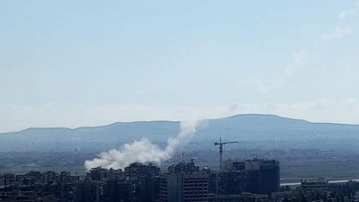 إسرائيل تغير على مطار المزة ال...