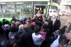 ازدحام شديد في شوارع مدينة حلب...