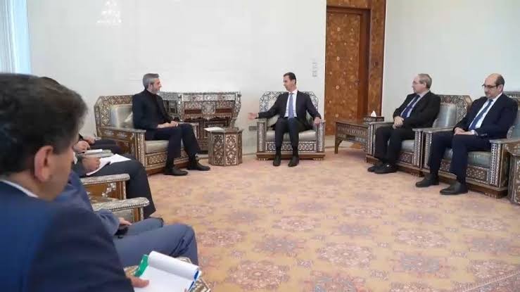 رأس النظام يلتقي وزير خارجية إ...