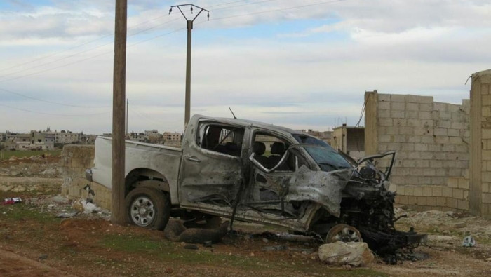 ناسفة تقتل ثلاثة عناصر للنظام...