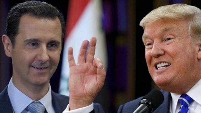 ترمب: لن نتسامح مع وحشية بشار...