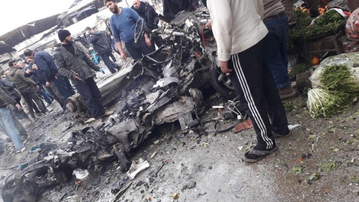 شهداء وجرحى بانفجارين متزامنين...