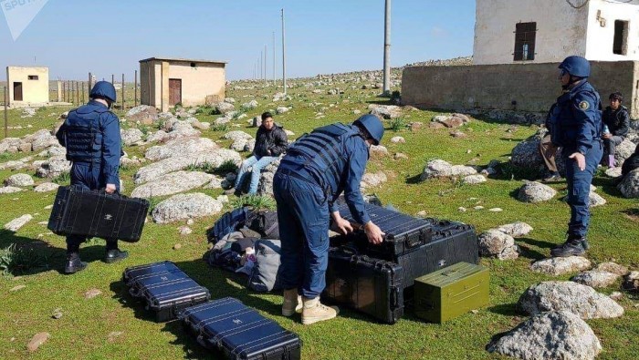 فرق نزع الألغام الأرمينية تباش...