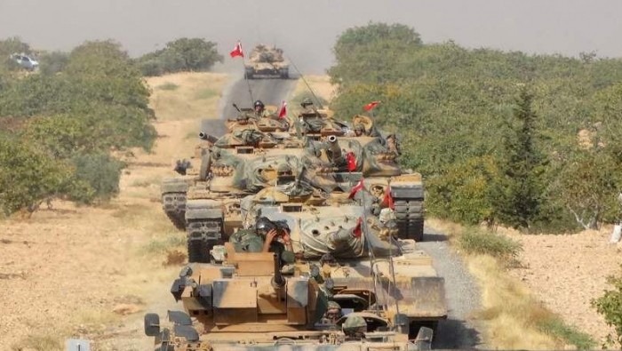 الجيش التركي يجري تدريبات على...