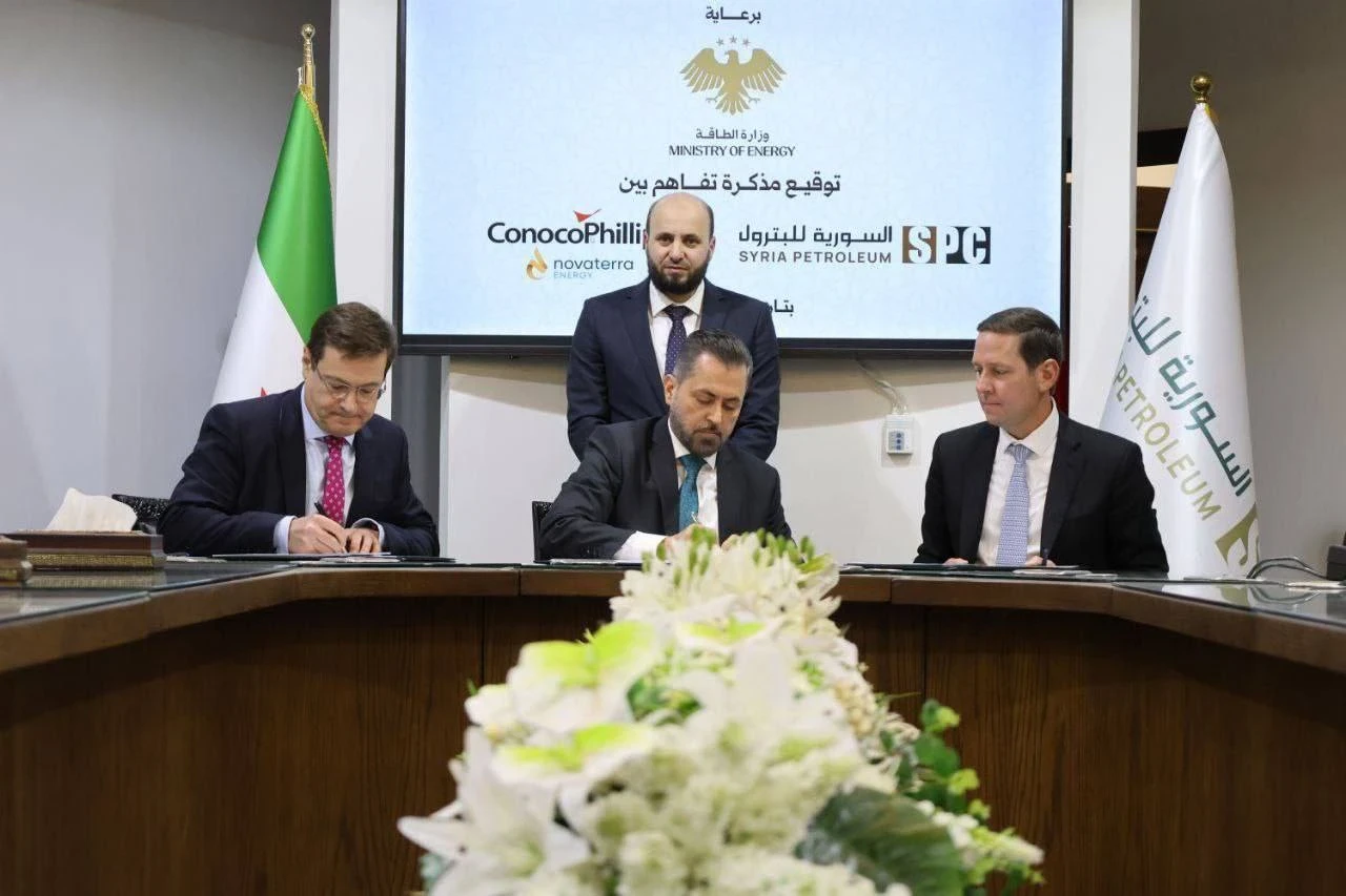 سوريا توقع مذكرة تفاهم مع شركت...