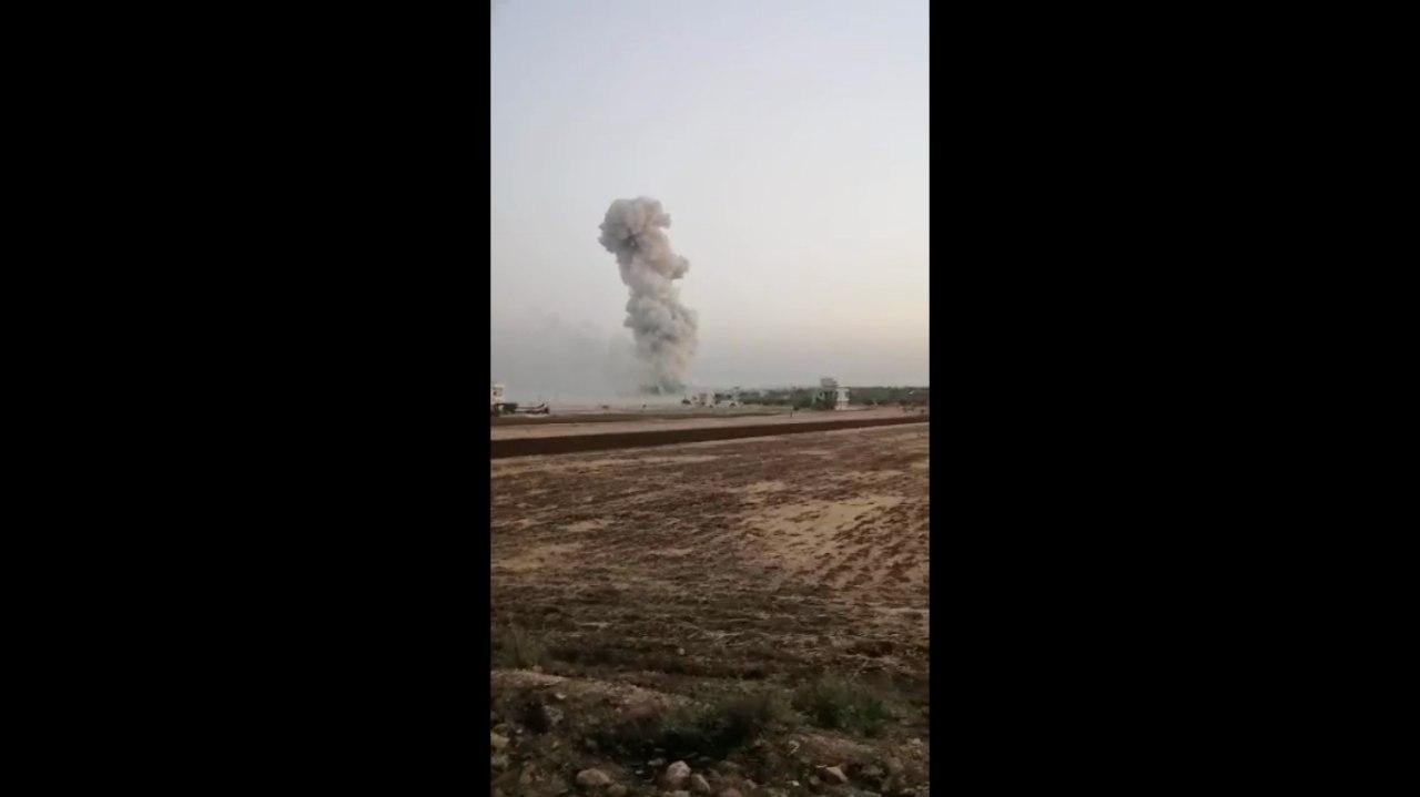 بالفيديو.. انفجاران يهزان ريف...