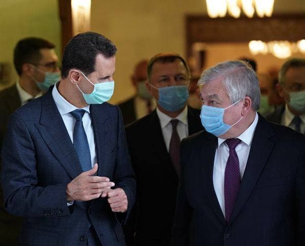 لافرنتيف يلتقي بشار الأسد بدمش...