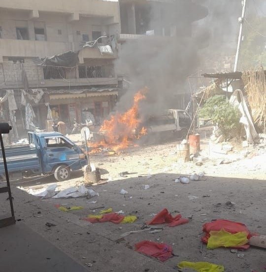 أربعة شهداء بانفجار مفخخة وسط...