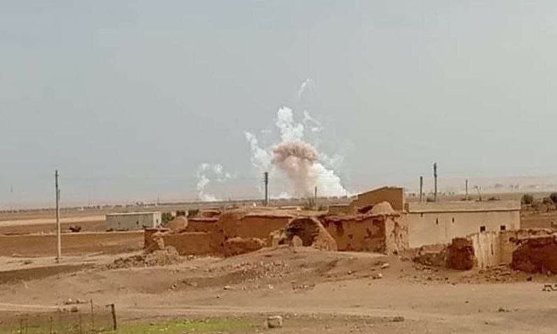 مقتل قيادي من "قسد" بغارة جويّ...