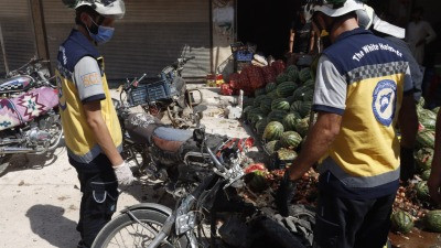 حلب.. انفجارفي عفرين يخلف إصاب...