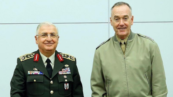 رئيسا الأركان التركي والأمريكي...