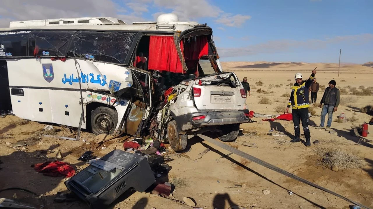 حوادث سير مأساوية في سوريا تسف...